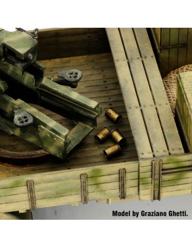Italian 100/7 100mm Ammunition with wooden crates set-WWII 