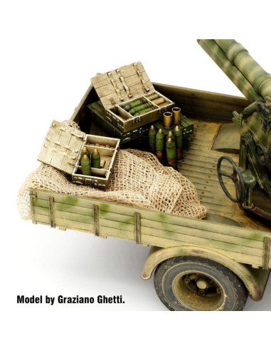 Italian 100/7 100mm Ammunition with wooden crates set-WWII 