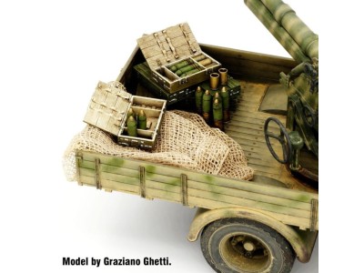Italian 100/7 100mm Ammunition with wooden crates set-WWII 