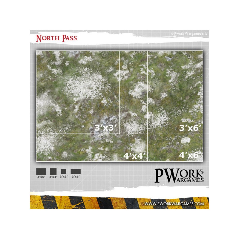 Tapis de jeu néoprène North Pass 90x120cm