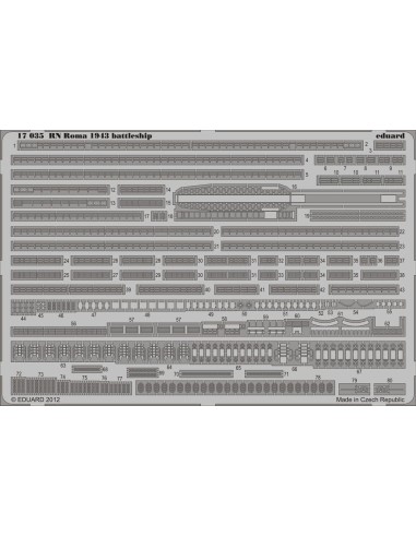 RN Roma 1943 battleship for Trumpeter 
