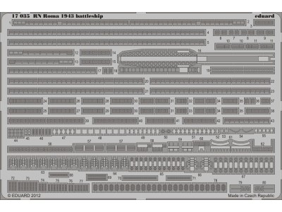 RN Roma 1943 battleship for Trumpeter 