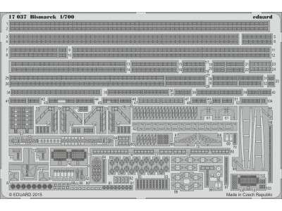 Bismarck 1/700 STEEL for Revell 