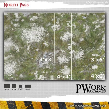 Tapis de jeu néoprène North Pass 90x90cm