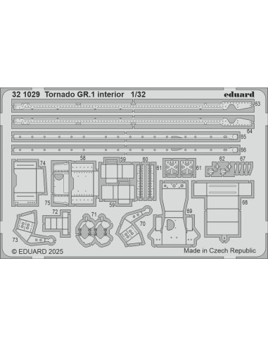 Tornado GR.1 interior for Italeri 