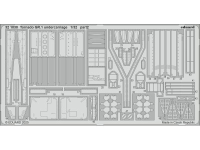 Tornado GR.1 undercarriage for Italeri 