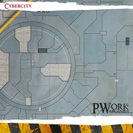 TAPIS DE JEU NEOPRENE CYBERCITY 120X120CM