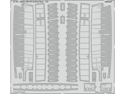 Spitfire Mk.VIII landing flaps  AIRFIX 