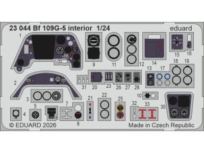 Bf 109G-5 interior for Airfix 