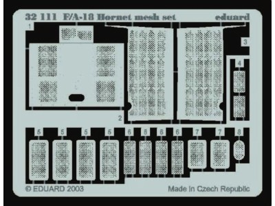 F/A-18 Hornet mesh set 