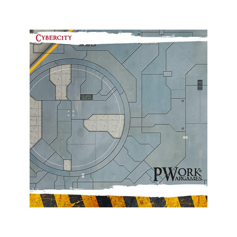 Tapis de jeu néoprène Cybercity 120x120cm