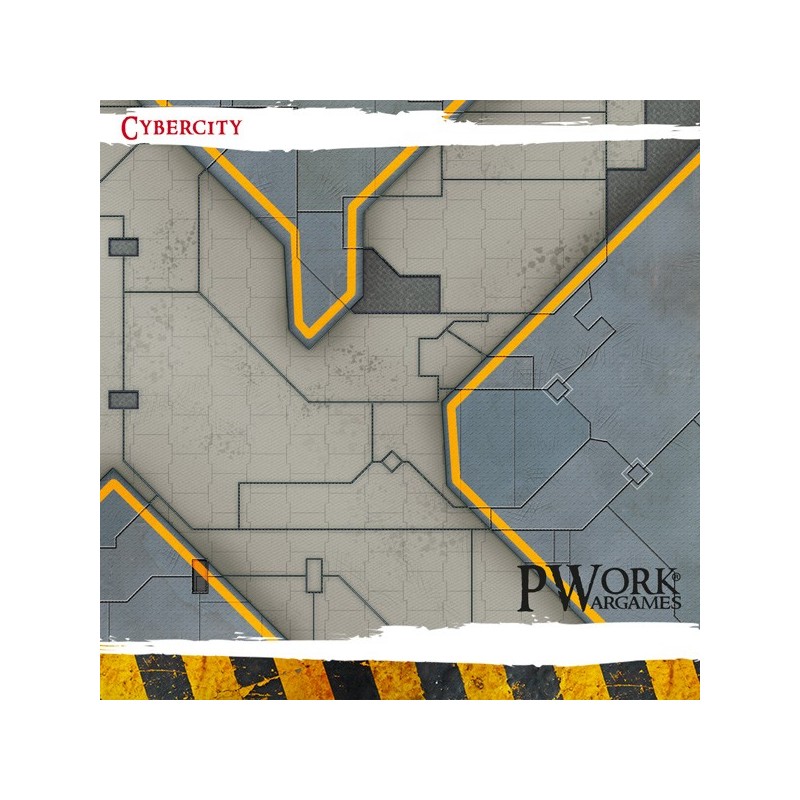 Tapis de jeu néoprène Cybercity 120x120cm