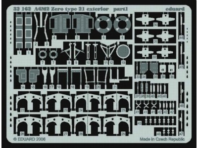 A6M2 Zero type 21 exterior für Tamiya Bausatz 