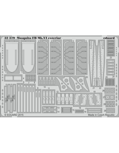 Mosquito Mk.VI exterior for Tamiya 