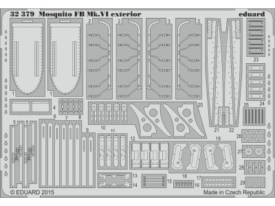 Mosquito Mk.VI exterior for Tamiya 