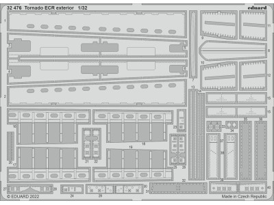 Tornado ECR exterior for ITALERI 