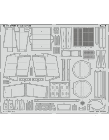 Bf 109F-2/4 exterior  HOBBY 2000 / HASEGAWA 