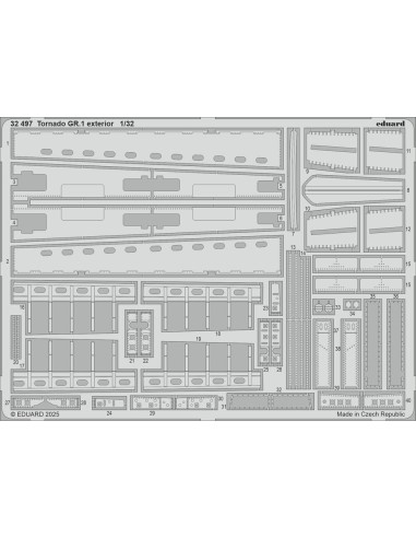 Tornado GR.1 exterior for Italeri 