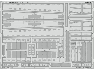 Tornado GR.1 exterior for Italeri 