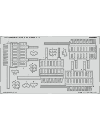 Meteor F.8/FR.9 air brakes for Revell 