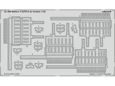 Meteor F.8/FR.9 air brakes for Revell 