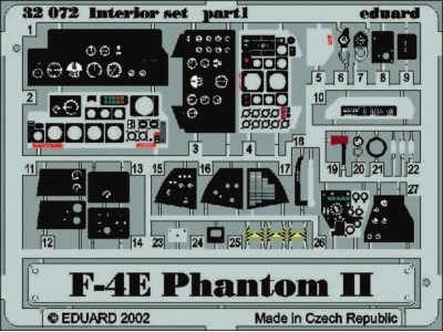 F-4E Phantom Interior für Tamyia Bausatz 