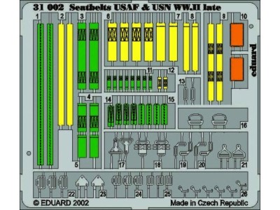 Seatbelts UAF & USN WWII late 