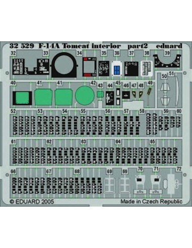 F-14A Tomcat interior für Tamiya-Bausatz 