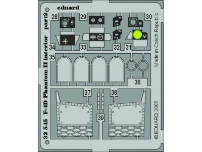 F-4D Phantom II interior für Tamiya Bausatz 