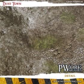 Tapis de jeu néoprène Dust Town 120x120cm