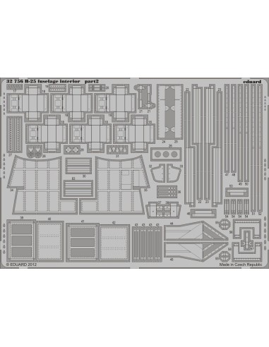 B-25 fuselage interior for HK Models 