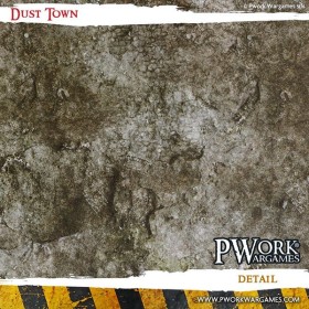 Tapis de jeu néoprène Dust Town 120x120cm