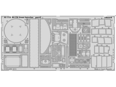 B-17G front interior S.A. for HK Models 