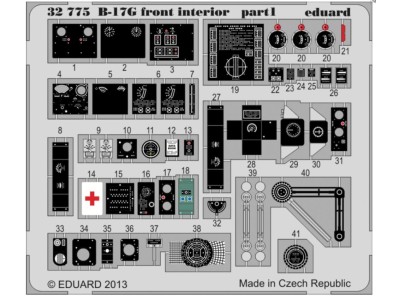 B-17G front interior S.A. for HK Models 
