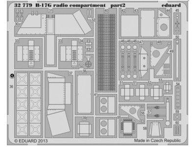 B-17G radio compartment S.A. f.HK Models 