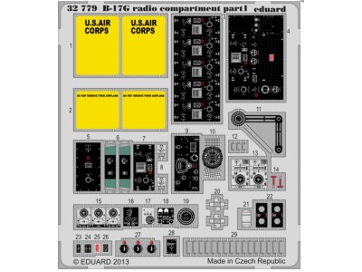 B-17G radio compartment S.A. f.HK Models 