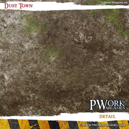 Tapis de jeu néoprène Dust Town 120x120cm