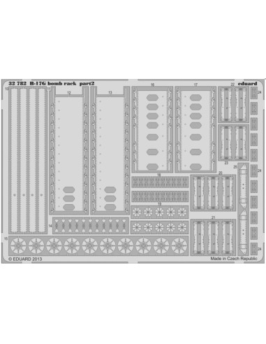 B-17G bomb rack for HK Models 