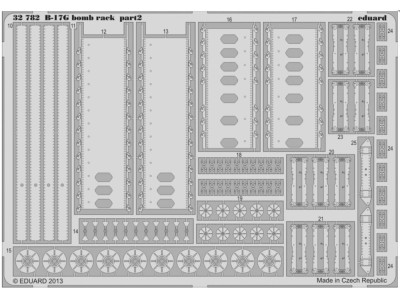B-17G bomb rack for HK Models 