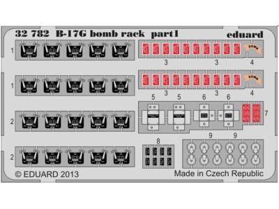 B-17G bomb rack for HK Models 