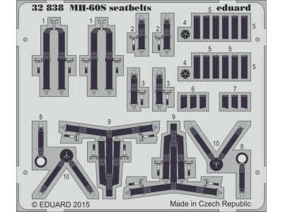 MH-60S searbelts for Academy 