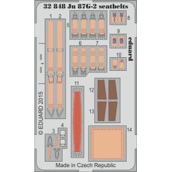 Ju 87G-2 seatbelts for Trumpeter 