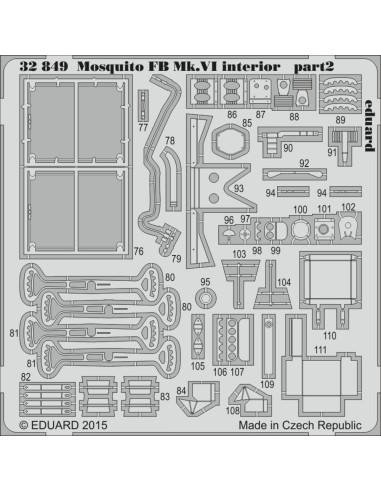 Mosquito Mk.VI interior for Tamiya 
