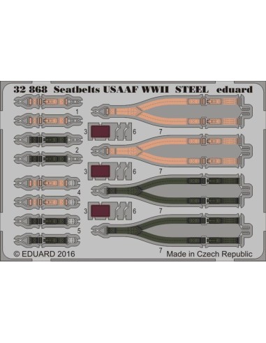Seatbelts USAAF WWII STEEL 