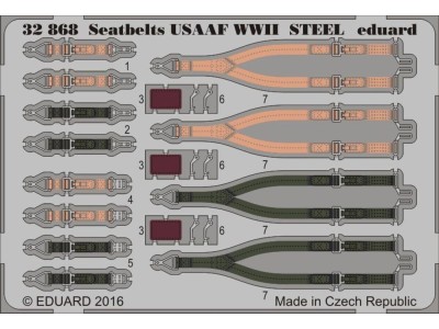 Seatbelts USAAF WWII STEEL 