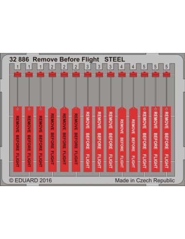 Remove Before Flight STEEL 