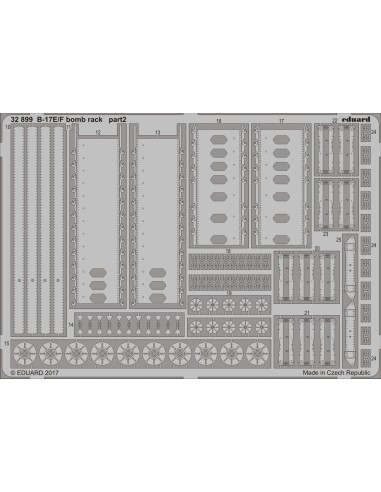 B-17E/F bomb rack for HKM 