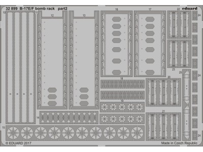 B-17E/F bomb rack for HKM 