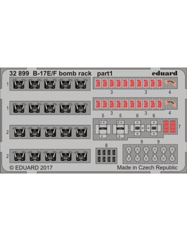 B-17E/F bomb rack for HKM 