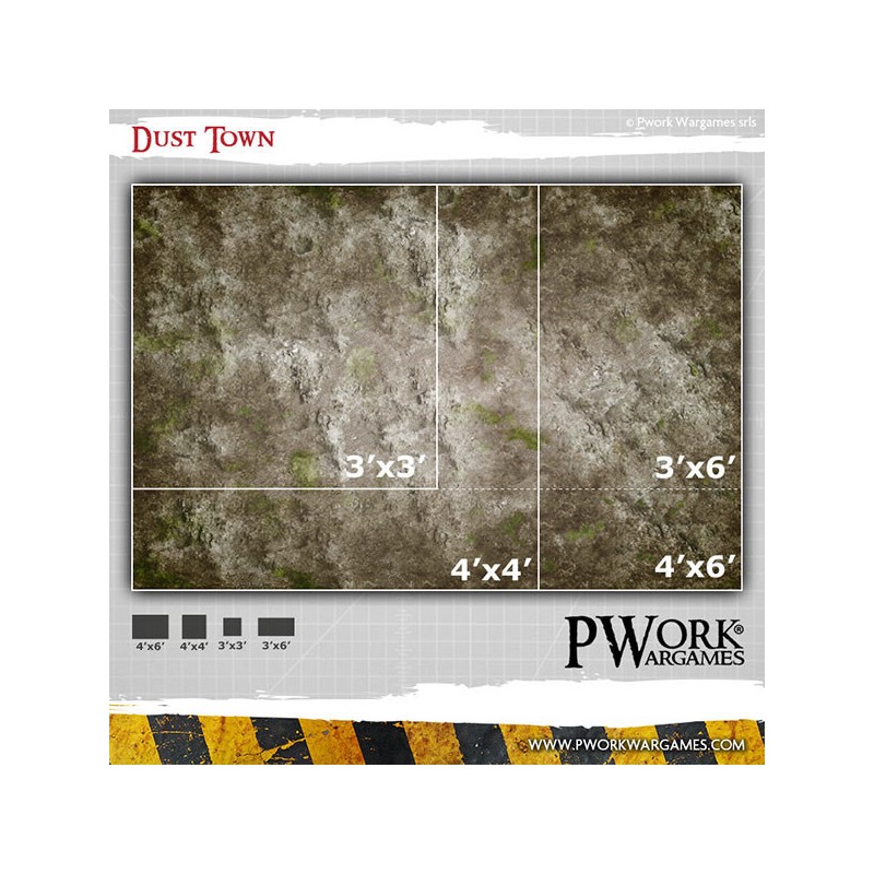 Tapis de jeu néoprène Dust Town 44x60"